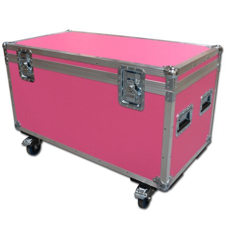 Cable Trunk Road Trunk Flight Cases (1200mm) In Pink